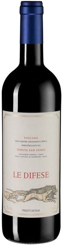 Вино Tenuta San Guido. Ле Дифезил 2018 чер 0,75л 14%